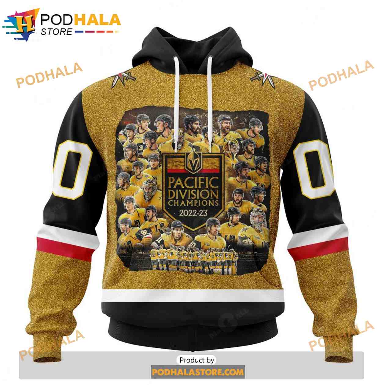 Personalized NHL Vegas Golden Knights Pacific Division Champions Kits Shirt 3D Hoodie Personalized NHL Vegas Golden Knights Pacific Division Champions Kits Shirt 3D Hoodie