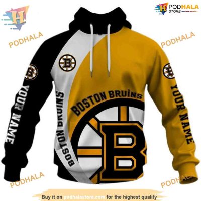 Personalized NHL You Laugh I Laugh Boston Bruins Hoodie 3D, Humorous Merch