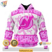 Personalized New Jersey Devils 3D Hoodie Breast Cancer Awareness Month