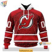 Personalized New Jersey Devils 3D Hoodie Valentine Gift for NHL Fans