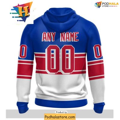 Personalized New York Rangers 3D Hoodie, Best NHL Fan Apparel
