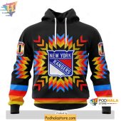 Personalized New York Rangers 3d Hoodie Featuring Native Design Patterns 1.jpg - demo10