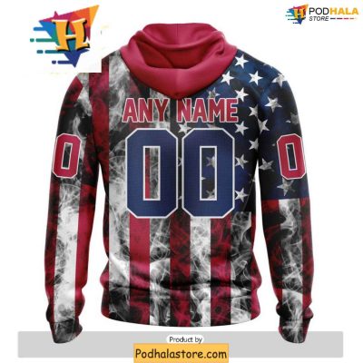 Personalized New York Rangers Hoodie 3D, American Flag Design for Independence Day