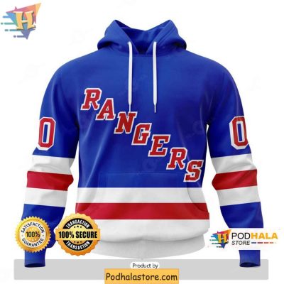 Personalized New York Rangers Hoodie 3D NHL Ice Hockey Team Clothing