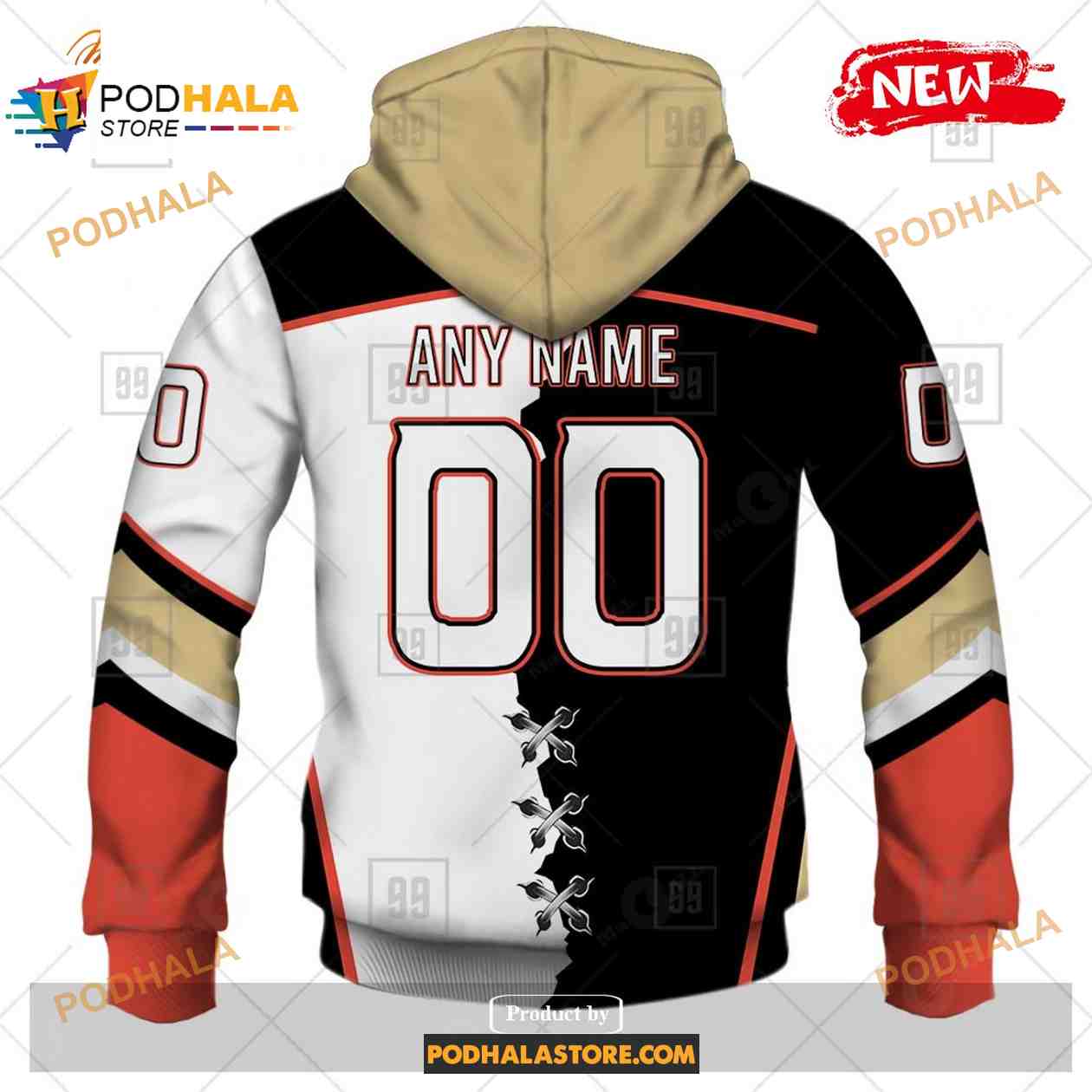 Personalized NHL Anaheim Ducks Mix Color Jersey 2023 Hoodie 3D Personalized NHL Anaheim Ducks Mix Color Jersey 2023 Hoodie 3D
