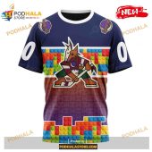 Personalized Nhl Arizona Coyotes Puzzle Game Gradients Full Color Shirt Hoodie 3d 3.jpg - demo10