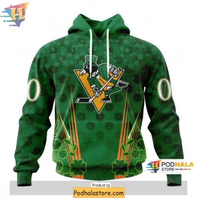 Personalized Pittsburgh Penguins 3D Hoodie Unique St Patricks Day Apparel