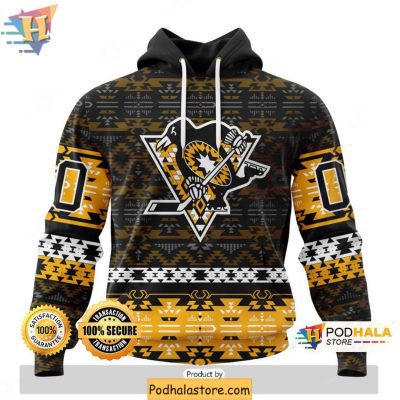 Personalized Pittsburgh Penguins Hoodie 3D with Native Aesthetic Design