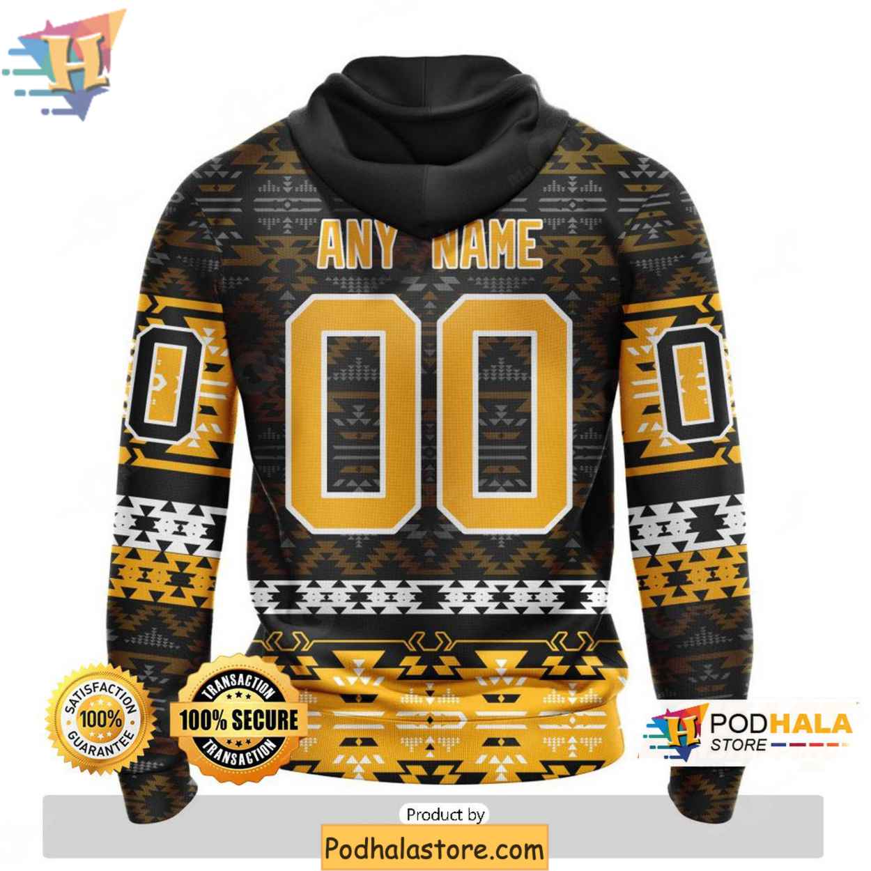 Personalized Pittsburgh Penguins Hoodie 3D with Native Aesthetic Design Personalized Pittsburgh Penguins Hoodie 3D with Native Aesthetic Design