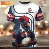 Personalized Roosters Fans 3d T Shirt - demo10