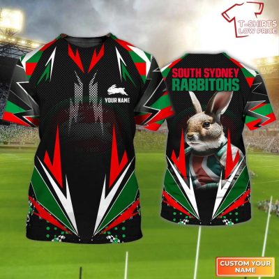Personalized South Sydney Rabbitohs T-Shirt Hoodie Zipper Hoodie for men and women 3D T-Shirt Hoodie Zipper Hoodie for men and women