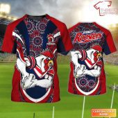 Personalized Sydney Roosters 3D T-Shirt Hoodie Zipper Hoodie for men and women, Gift For Nrl Fan