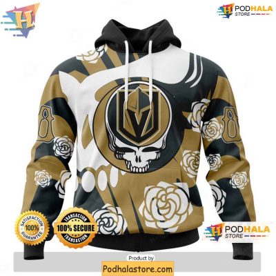 Personalized Vegas Golden Knights 3D Hoodie Grateful Dead NHL Apparel
