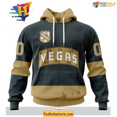 Personalized Vegas Golden Knights 3D Hoodie, NHL Custom Fan Apparel