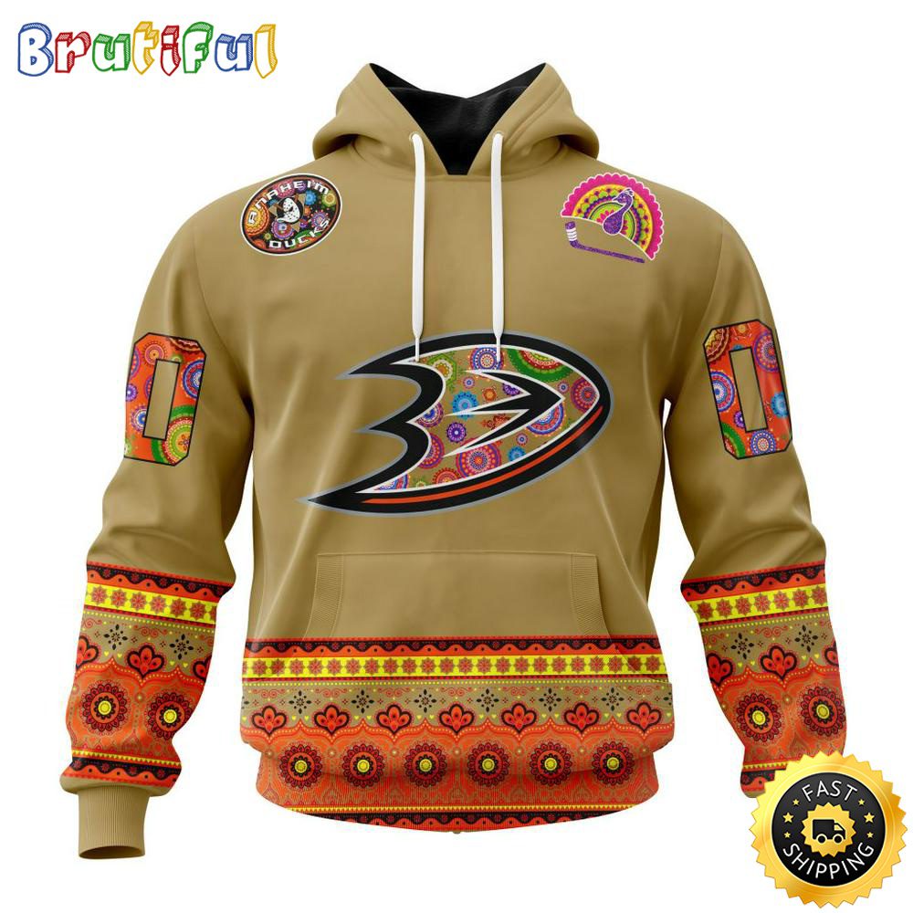 Personalized NHL Anaheim Ducks Hoodie Jersey Hockey For All Diwali Festival All Over Print 3D Hoodie Unisex Hoodie Tshirt