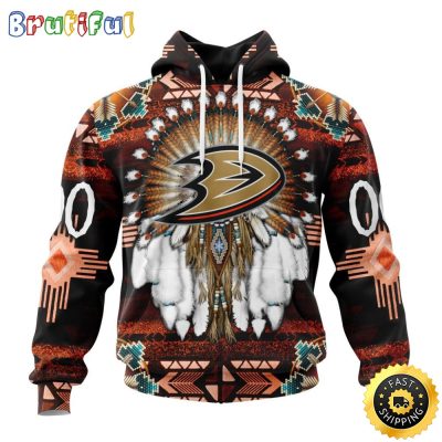 Personalized NHL Anaheim Ducks Hoodie Special Native Costume Design 3D Hoodie Unisex Tshirt Hoodie