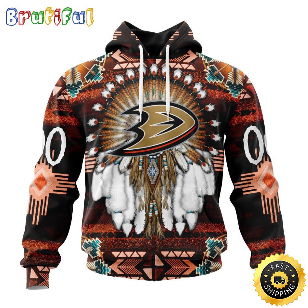 Personalized NHL Anaheim Ducks Hoodie Special Native Costume Design 3D Hoodie Unisex Tshirt Hoodie