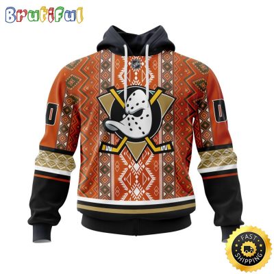 Personalized NHL Anaheim Ducks Hoodie Specialized Native Concepts All Over Print 3D Hoodie Unisex