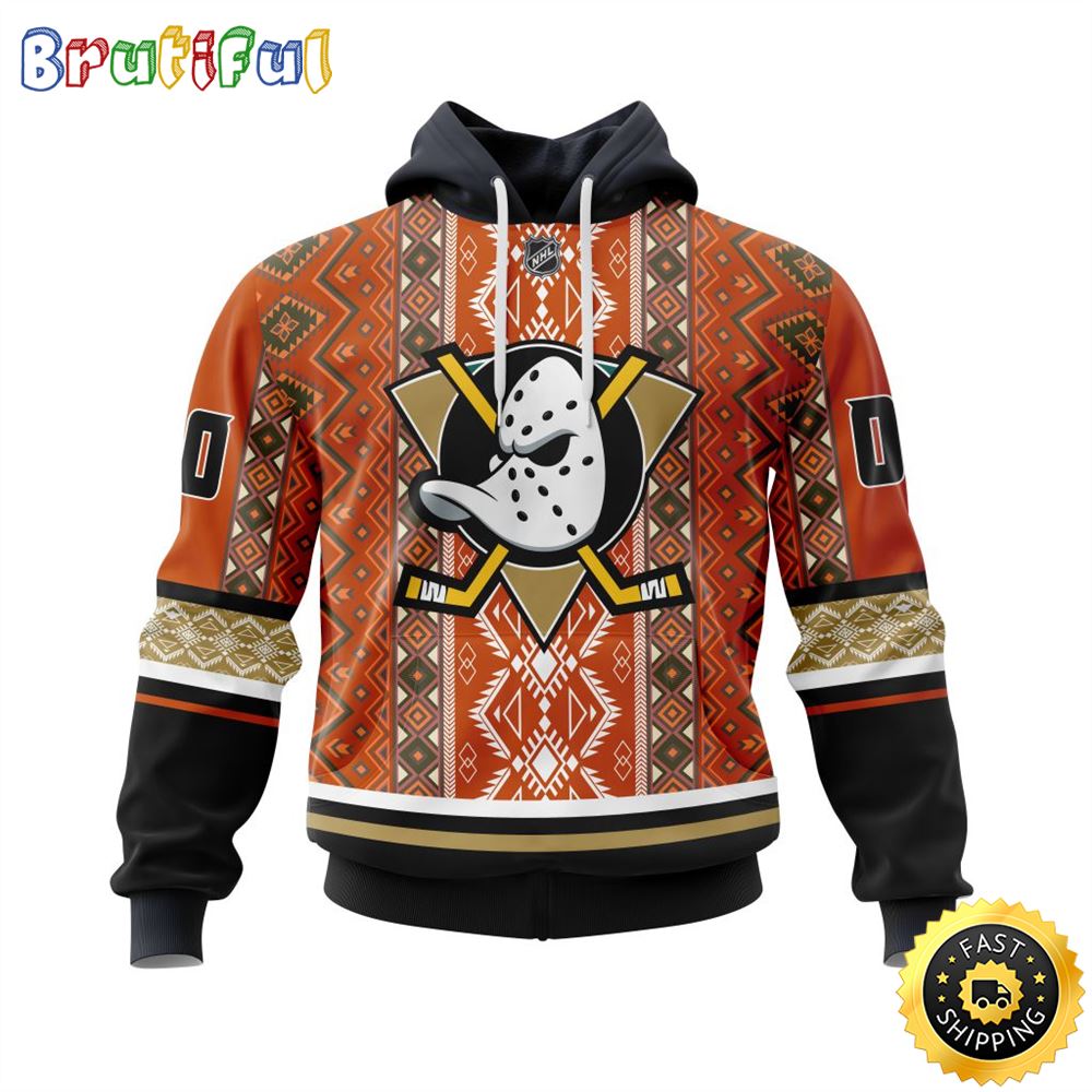 Personalized NHL Anaheim Ducks Hoodie Specialized Native Concepts All Over Print 3D Hoodie Unisex