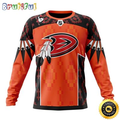 Personalized NHL Anaheim Ducks Sweatshirt Specialized Design Child Lives Matter All Over Print Sweatshirt Unisex