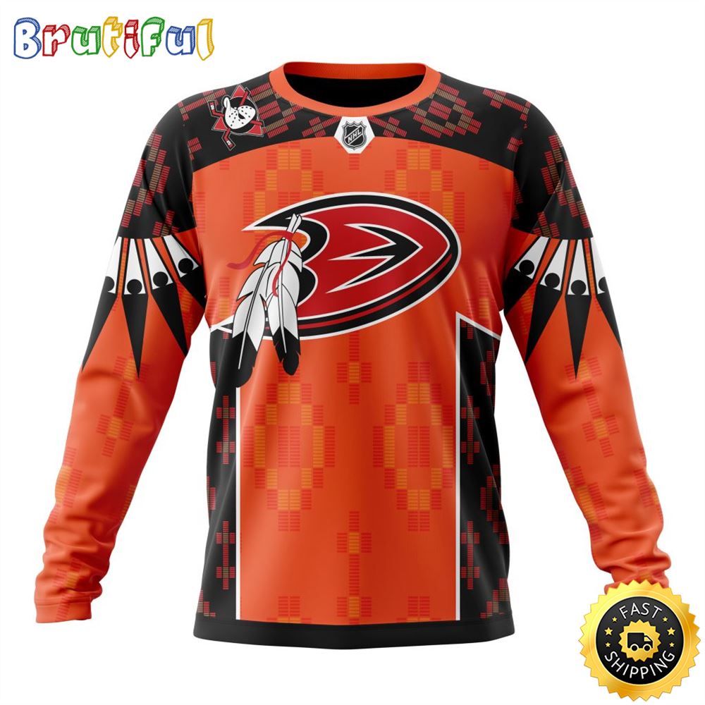 Personalized NHL Anaheim Ducks Sweatshirt Specialized Design Child Lives Matter All Over Print Sweatshirt Unisex