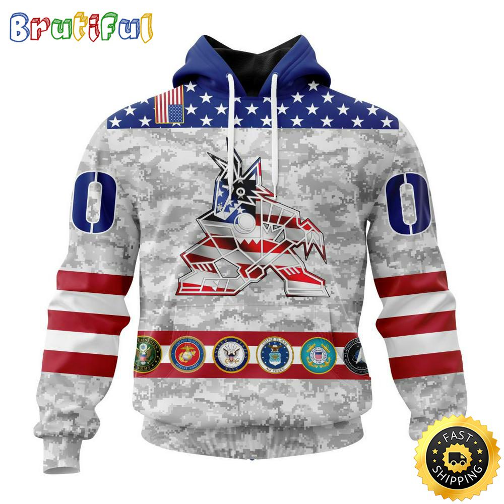 Personalized NHL Arizona Coyotes Hoodie Armed Forces Appreciation All Over Print 3D Hoodie Unisex Tshirt Hoodie Personalized NHL Arizona Coyotes Hoodie Armed Forces Appreciation All Over Print 3D Hoodie Unisex Tshirt Hoodie