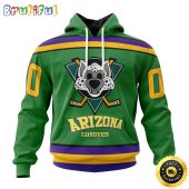 Personalized NHL Arizona Coyotes Hoodie Specialized Design X The Mighty Ducks All Over Print 3D Hoodie Unisex Hoodie Tshirt