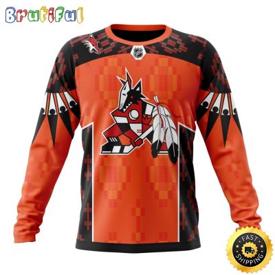 Personalized NHL Arizona Coyotes Sweatshirt Specialized Design Child Lives Matter All Over Print Sweatshirt Unisex