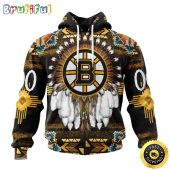 Personalized NHL Boston Bruins Hoodie Special Native Costume Design 3D Hoodie Unisex Tshirt Hoodie