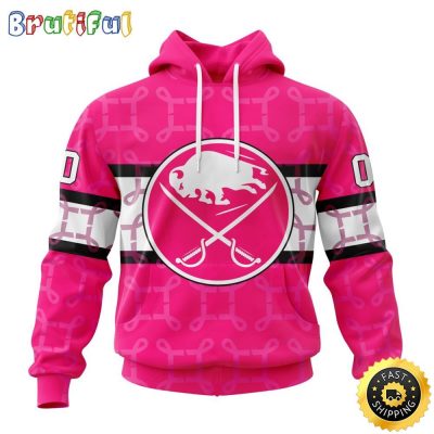 Personalized NHL Buffalo Sabres I Pink I Can In October We Wear Pink Breast Cancer All Over Print 3D Hoodie Unisex Hoodie Tshirt Sweatshirt