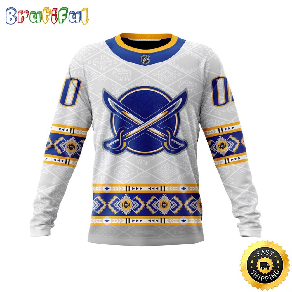 Personalized NHL Buffalo Sabres Sweatshirt Specialized Native Concepts All Over Print Sweatshirt Unisex