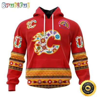 Personalized NHL Calgary Flames Hoodie Jersey Hockey For All Diwali Festival All Over Print 3D Hoodie Unisex Hoodie Tshirt