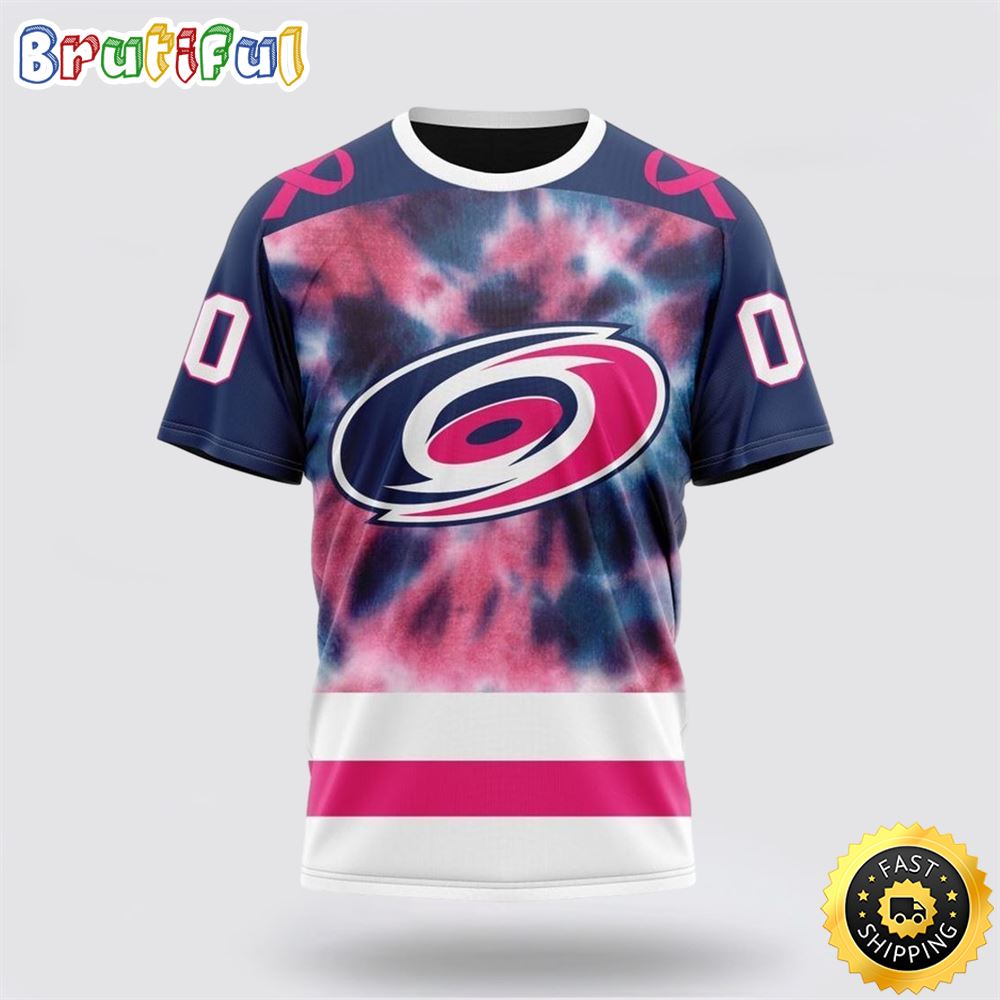 Personalized NHL Carolina Hurricanes All Over Print 3D T Shirt Special Pink October Fight Breast Cancer Gift For Man And Women Personalized NHL Carolina Hurricanes All Over Print 3D T Shirt Special Pink October Fight Breast Cancer Gift For Man And Women