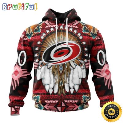 Personalized NHL Carolina Hurricanes Hoodie Special Native Costume Design 3D Hoodie Unisex Tshirt Hoodie