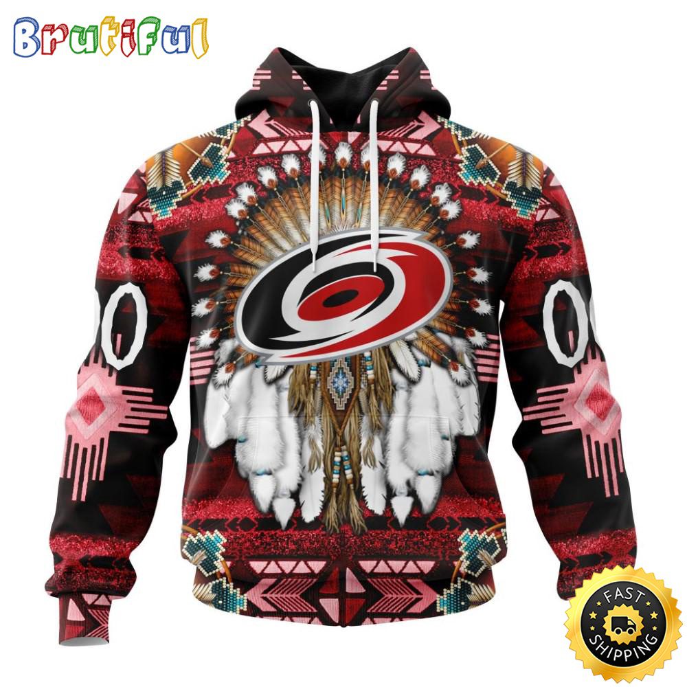 Personalized NHL Carolina Hurricanes Hoodie Special Native Costume Design 3D Hoodie Unisex Tshirt Hoodie