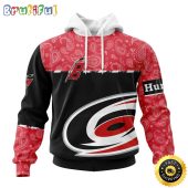 Personalized NHL Carolina Hurricanes Hoodie Specialized Hockey With Paisley All Over Print Hoodie Unisex Tshirt Hoodie