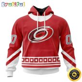 Personalized NHL Carolina Hurricanes Hoodie Specialized Unisex Kits With Retro Concepts All Over Print Hoodie