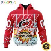 Personalized NHL Carolina Hurricanes Hoodie With Ice Hockey Arena 3D Hoodie Unisex Tshirt Hoodie