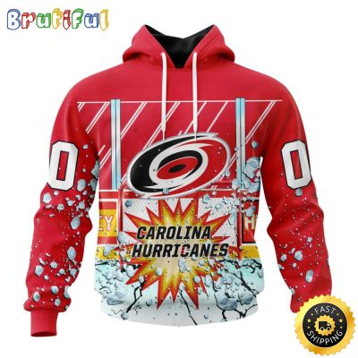 Personalized NHL Carolina Hurricanes Hoodie With Ice Hockey Arena 3D Hoodie Unisex Tshirt Hoodie