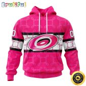 Personalized NHL Carolina Hurricanes I Pink I Can In October We Wear Pink Breast Cancer All Over Print 3D Hoodie Unisex Hoodie Tshirt Sweatshirt