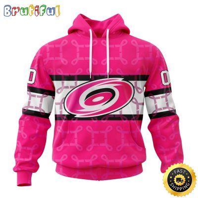 Personalized NHL Carolina Hurricanes I Pink I Can In October We Wear Pink Breast Cancer All Over Print 3D Hoodie Unisex Hoodie Tshirt Sweatshirt