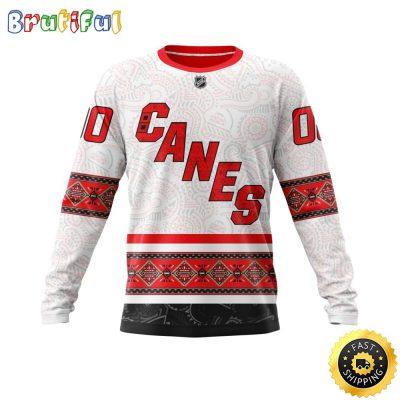 Personalized NHL Carolina Hurricanes Sweatshirt Specialized Native Concepts All Over Print Sweatshirt Unisex