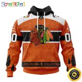 Personalized NHL Chicago BlackHawks Hoodie Specialized Design Support Child Lives Matter All Over Print 3D Hoodie Unisex