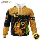 Personalized NHL Chicago BlackHawks Hoodie Specialized Hockey With Paisley All Over Print Hoodie Unisex Tshirt Hoodie