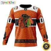 Personalized NHL Chicago BlackHawks Sweatshirt Specialized Design Support Child Lives Matter All Over Print Sweatshirt Unisex