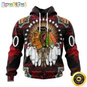 Personalized NHL Chicago Blackhawks Hoodie Special Native Costume Design 3D Hoodie Unisex Tshirt Hoodie