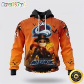 Personalized NHL Colorado Avalanche All Over Print 3D Hoodie Special Halloween Concepts Celebrate Halloween