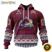 Personalized NHL Colorado Avalanche Hoodie Jersey Hockey For All Diwali Festival All Over Print 3D Hoodie Unisex Hoodie Tshirt