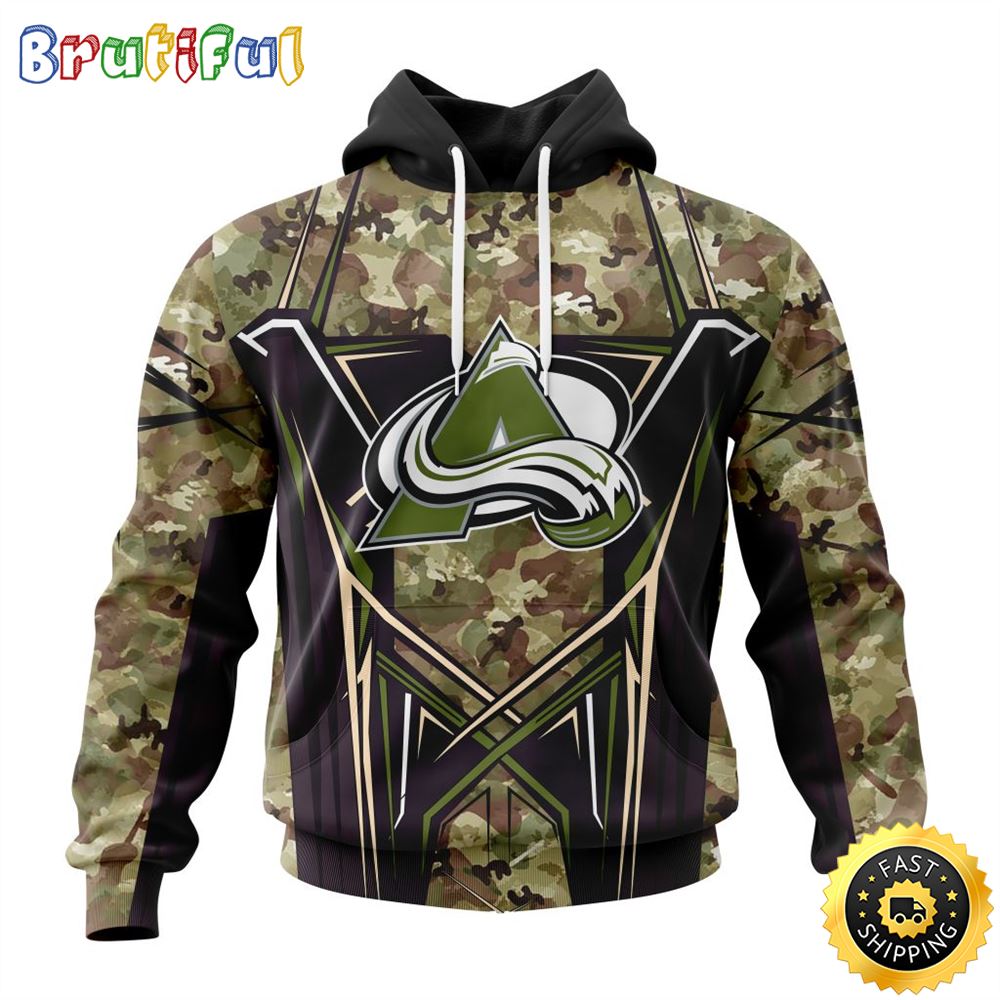 Personalized NHL Colorado Avalanche Hoodie Special Camo Color Design All Over Print 3D Unisex Hoodie Personalized NHL Colorado Avalanche Hoodie Special Camo Color Design All Over Print 3D Unisex Hoodie