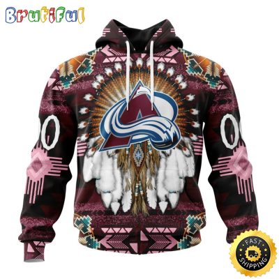 Personalized NHL Colorado Avalanche Hoodie Special Native Costume Design 3D Hoodie Unisex Tshirt Hoodie